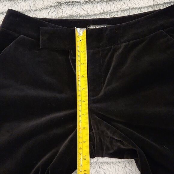 Black velvet feel Club Monaco pants size 4, new without tags! - Picture 9 of 11